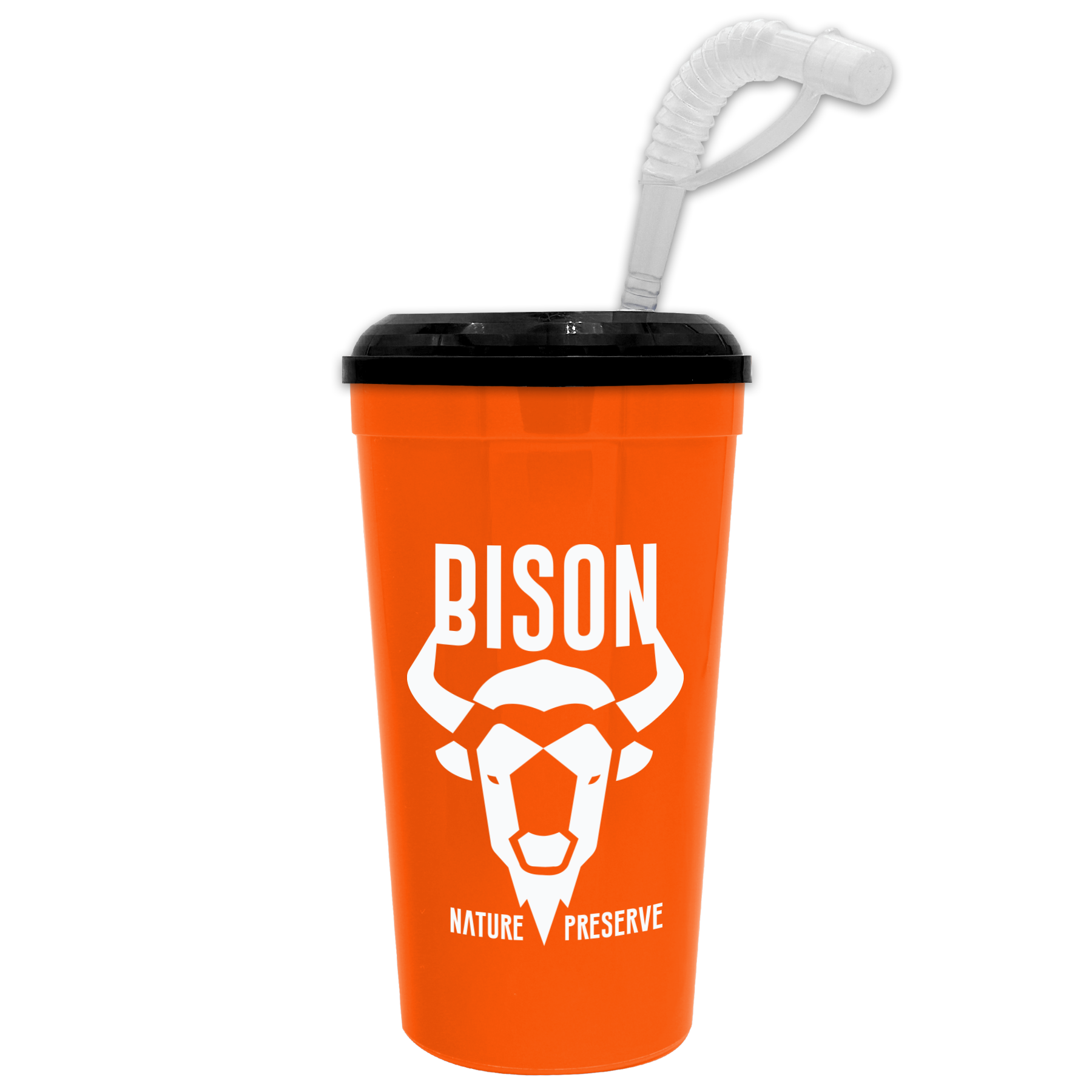 Supersize Stadium Cup with Straw Lid - 32 oz.